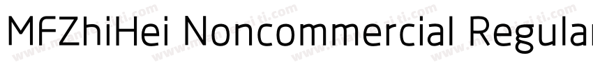MFZhiHei Noncommercial Regular字体转换
